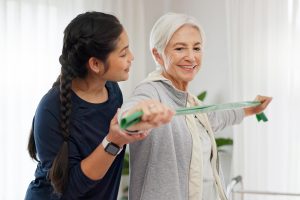 physiotherapy arm stretching