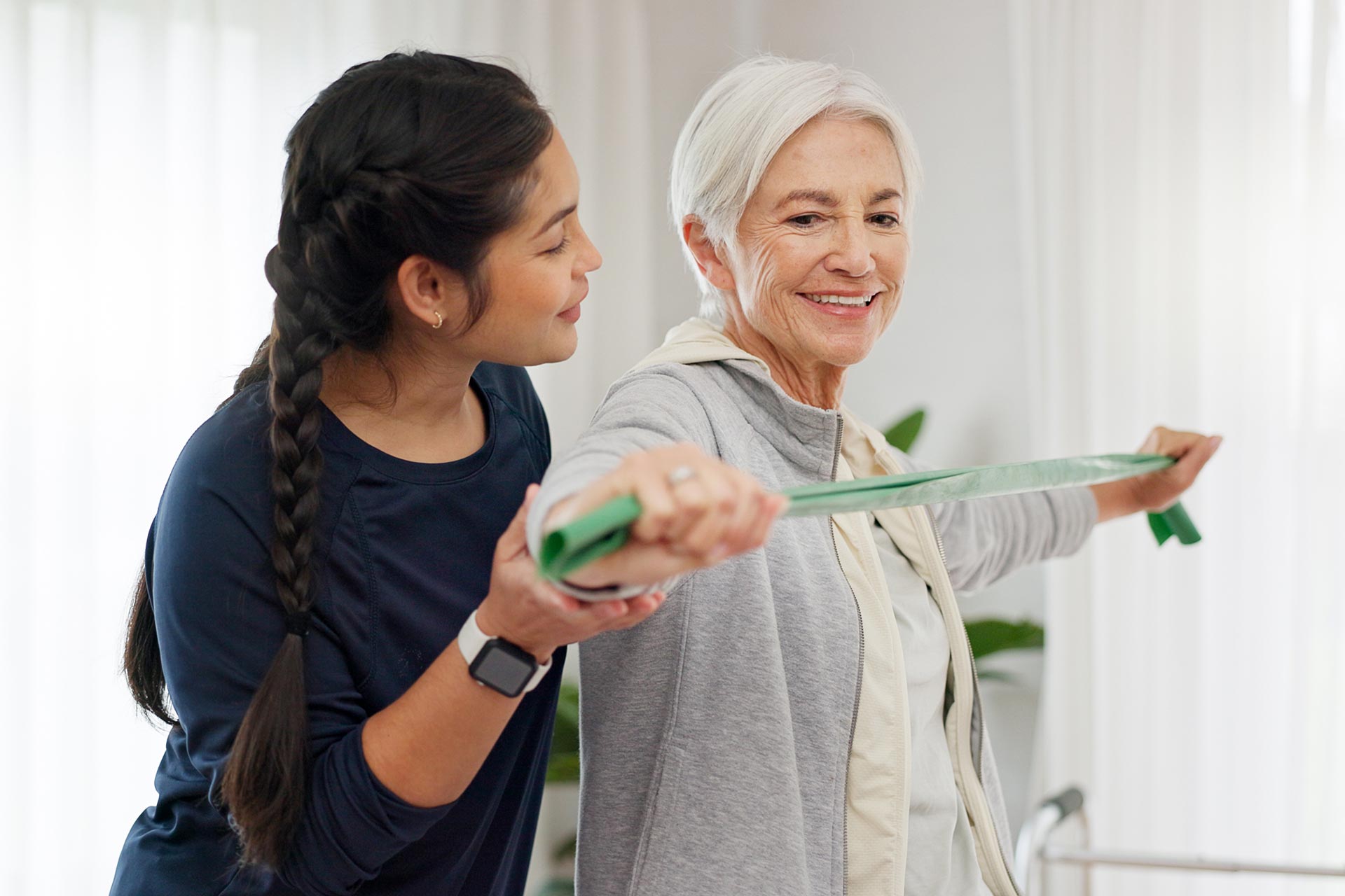 physiotherapy arm stretching